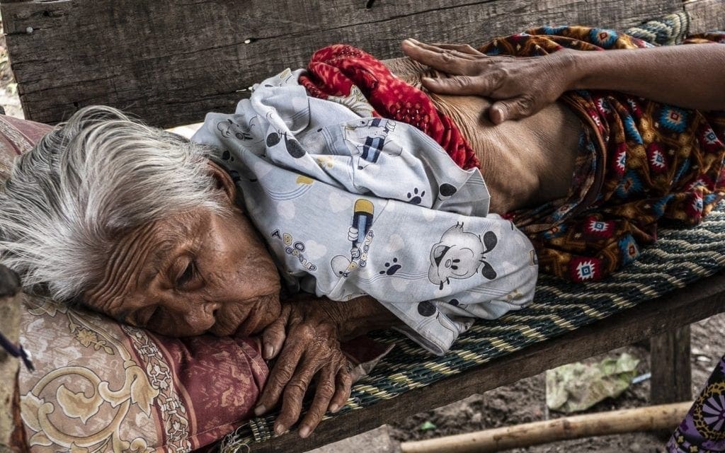 elderly woman